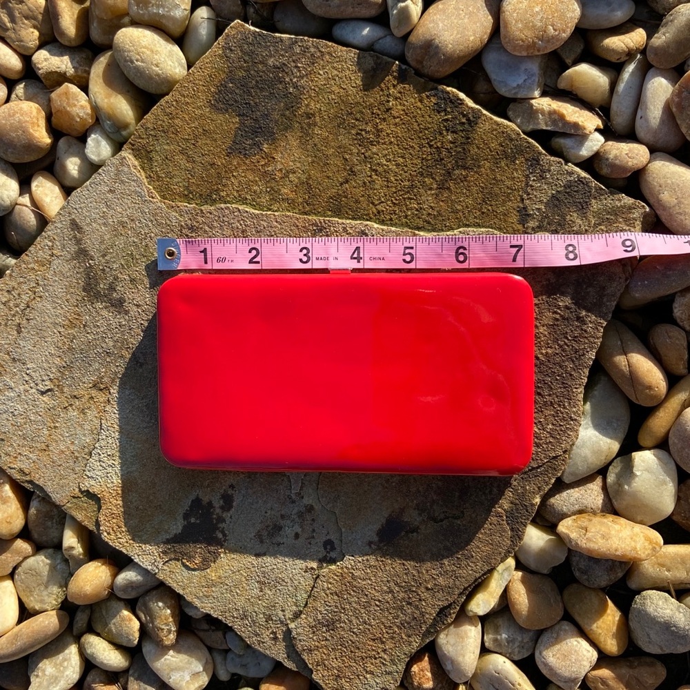 Bright Red Wallet - Picture 2 of 4